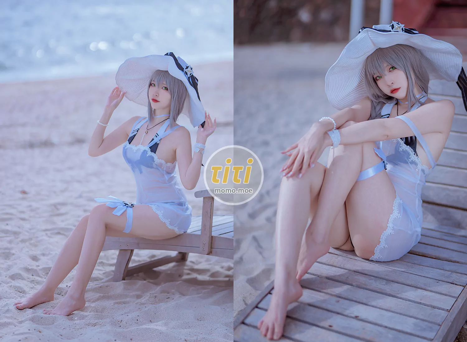 二佐Nisa - NO.138 碧蓝天鹰泳装