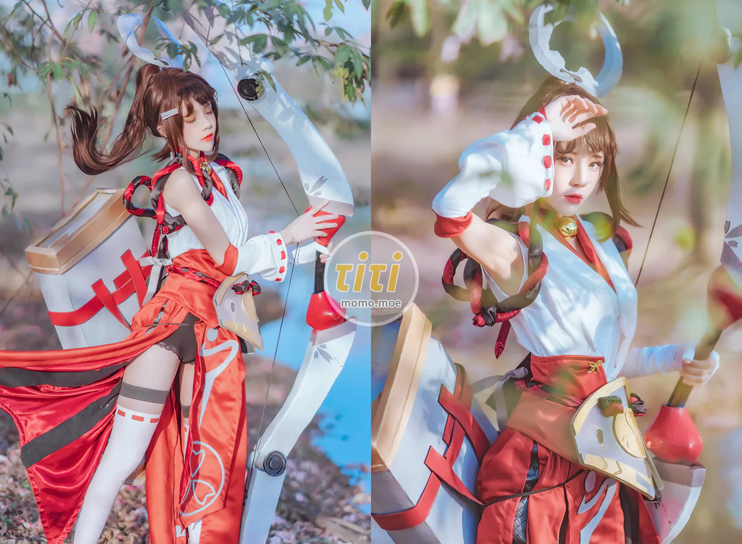 桜桃喵 - NO.134 花见巫女